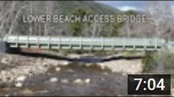 February 10, 2017 - This video documents the highly successful Arroyo Sequit Creek Fish Barrier Removal Project that replaced two stream crossings that prevented the endangered southern Steelhead trout from migrating upstream to the prime habitat on Arroyo Sequit Creek. The aerial videography looks at the old crossings, the new bridges and shows the path of migration of Steelhead trout.